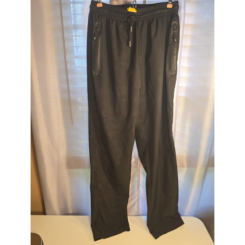 Outdoorsports Womens Size S Black Athletic Jogger Pants With Zipper Pockets